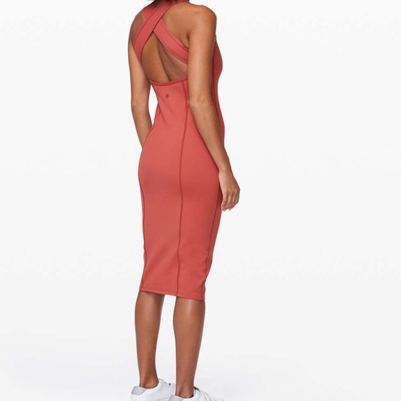 Lululemon Dress Size 6 - Picnic Play Dress Brick Rose - Picture 10 of 10